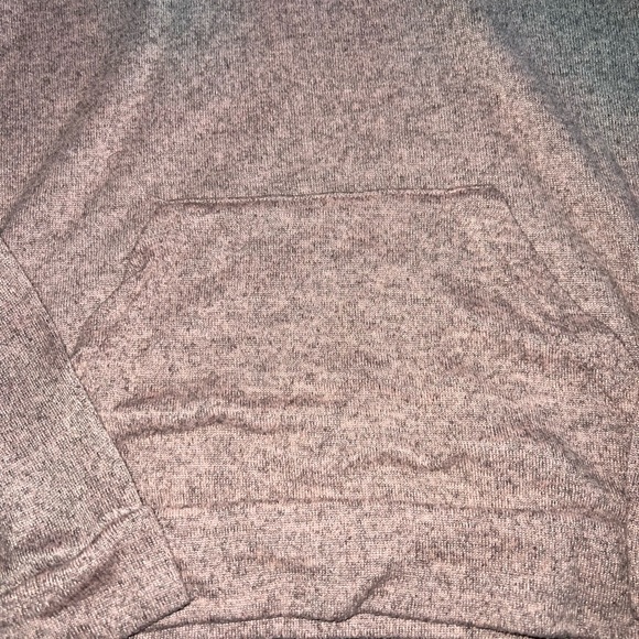 Girls ❤️❤️❤️ Light Dusty Pink Pullover Hoodie Size 10/12 - Picture 2 of 6